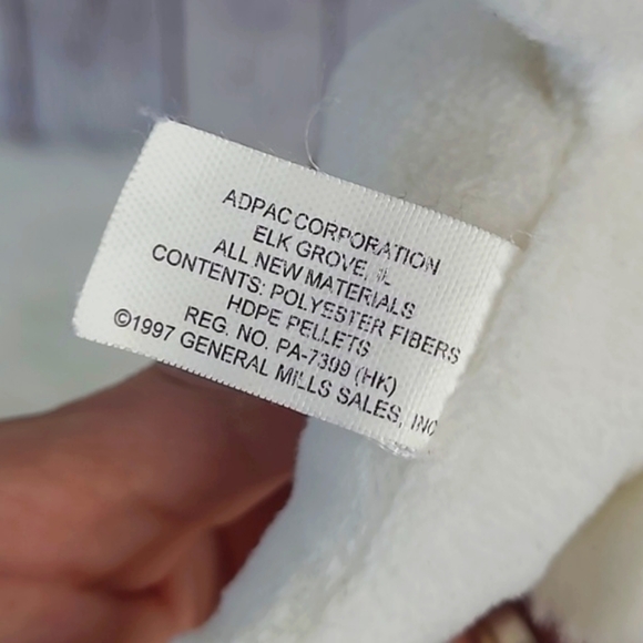 Vintage 90s General Mills Trix Bunny Rabbit Cereal Plush Stuffed Animal Toy 11.5 - Picture 12 of 12